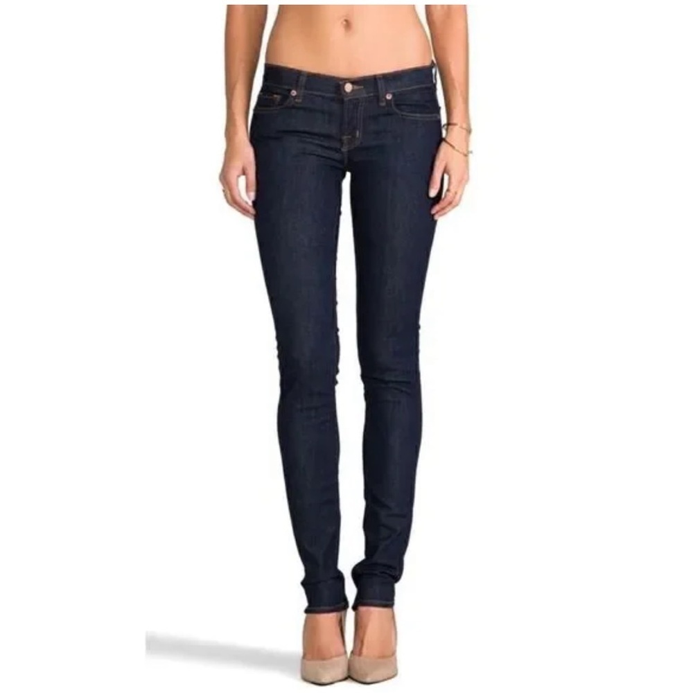 *J BRAND* Dark Wash Navy Pencil Leg Slim Fit Jeans Size 28